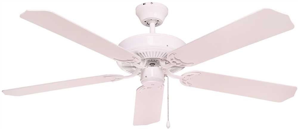 Bala® 5-blade Ceiling Fan With Adaptable Light Kit And Reversible Blades, 52 In., White