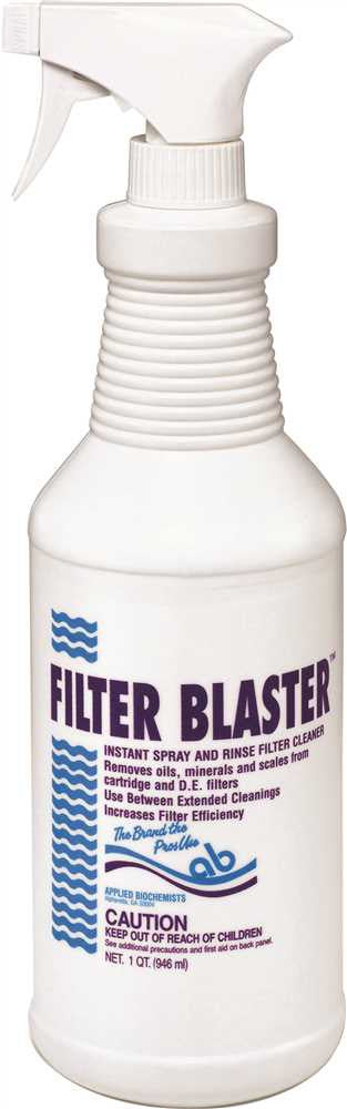Applied Biochemists® Filter Blaster, 1 Quart Trigger Spray Bottle