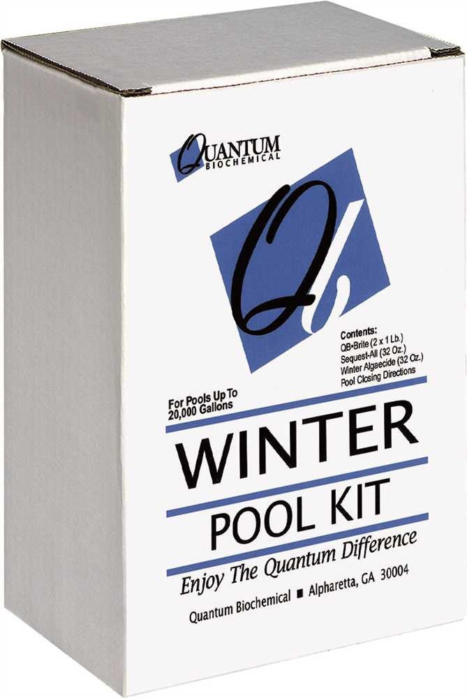 Glb® Pool Closing Kit For Pools Up To 24,000 Gallons