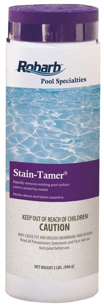 Robarb™ Stain-tamer® Pool Surface Stain Remover, 2 Lbs.