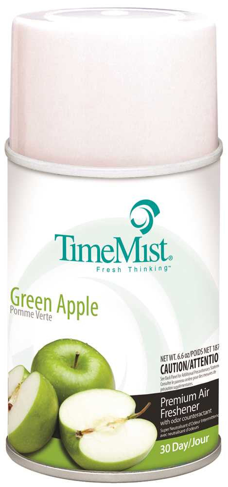 Timemist® Air Freshener, Premium Meter Refill, Green Apple, 6.6 Oz.