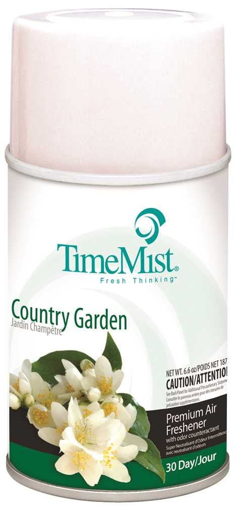 Timemist® Air Freshener, Premium Meter Refill, Country Garden, 6.6 Oz.