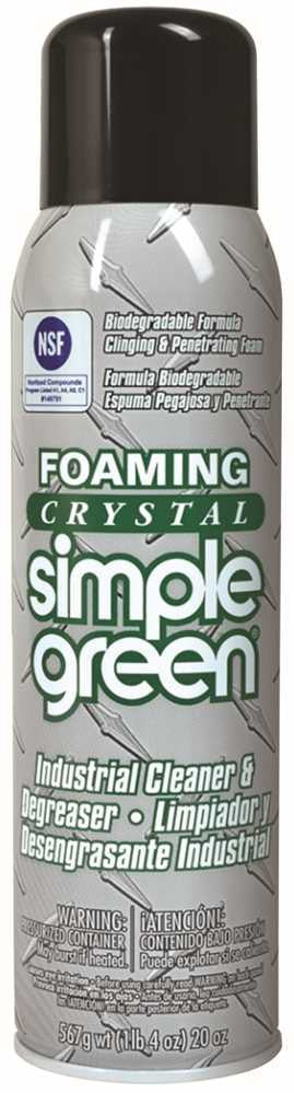 Simple Green® Foaming Crystal Cleaner-degreaser, 20 Oz.