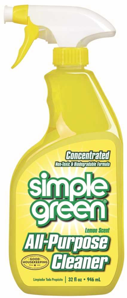 Simple Green® All Purpose Concentrated Cleaner, 32 Oz, Lemon Scent