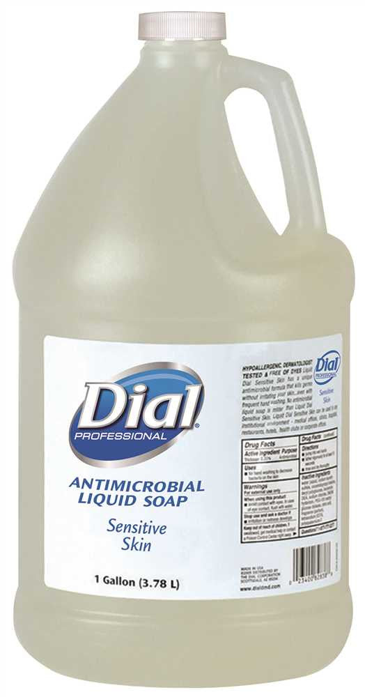 Dial® Antimicrobial Liquid Soap For Sensitive Skin, 1 Gallon