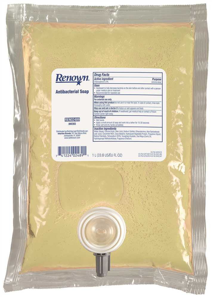 Renown® Liquid Nxt Antibacterial Soap Refill, Clear, 1,000 Ml