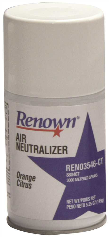 Renown® Air Neutralizer Refill, Orange Citrus Scent, 6 Oz.