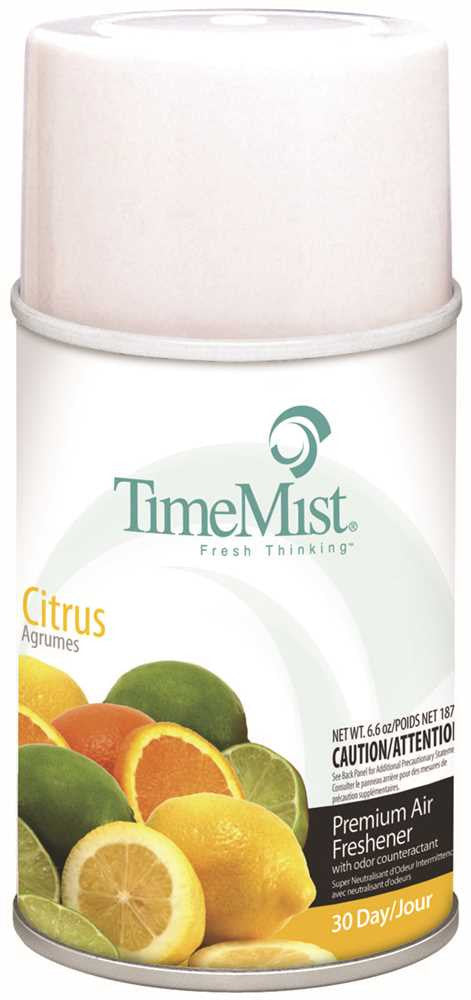 Timemist® Air Freshener, Premium Meter Refill, Citrus, 6.6 Oz.