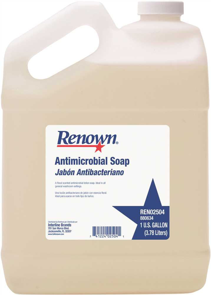 Renown® Antimicrobial Hand Soap, 1 Gallon, Gold