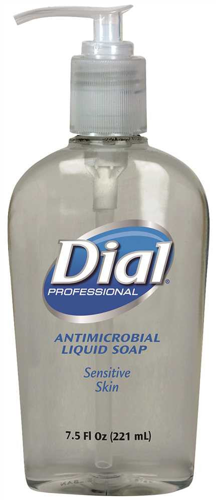 Dial® Antimicrobial Liquid Hand Soap For Sensitive Skin, 7.5 Oz.