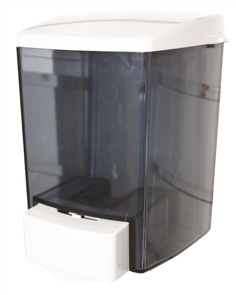 Clear Vu Encore® Liquid Soap Dispenser, 30 Oz., White See Thru