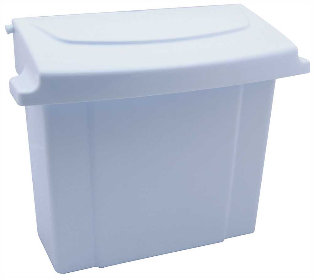 Appeal® Sanitary Napkin Receptacle, White