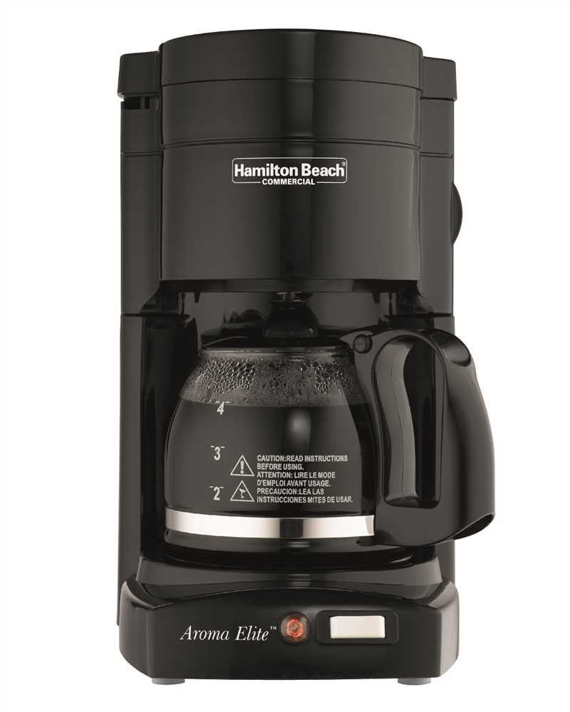 Hamilton Beach® 4-cup Coffee Maker With Glass Carafe, Black