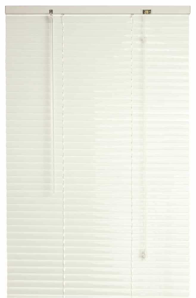 Designer's Touch™ 1-inch Vinyl Mini Blinds, White, 69x64"