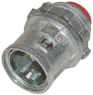 Arlington Snap2it® Connector With Insulated Throat, 3-8 In.