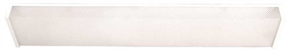 Monument® Fluorescent Wrap Around Light Fixture, Uses Two 17 Or 20 Watt Lamps, 24 X 6-7-8 X 2-1-2"