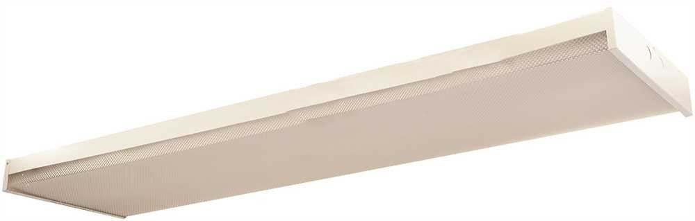 Monument® Fluorescent Wrap Around Light Fixture, Uses Four 32 Or 40 Watt Lamps, 48-3-4 X 12-1-4 X 2-1-2"