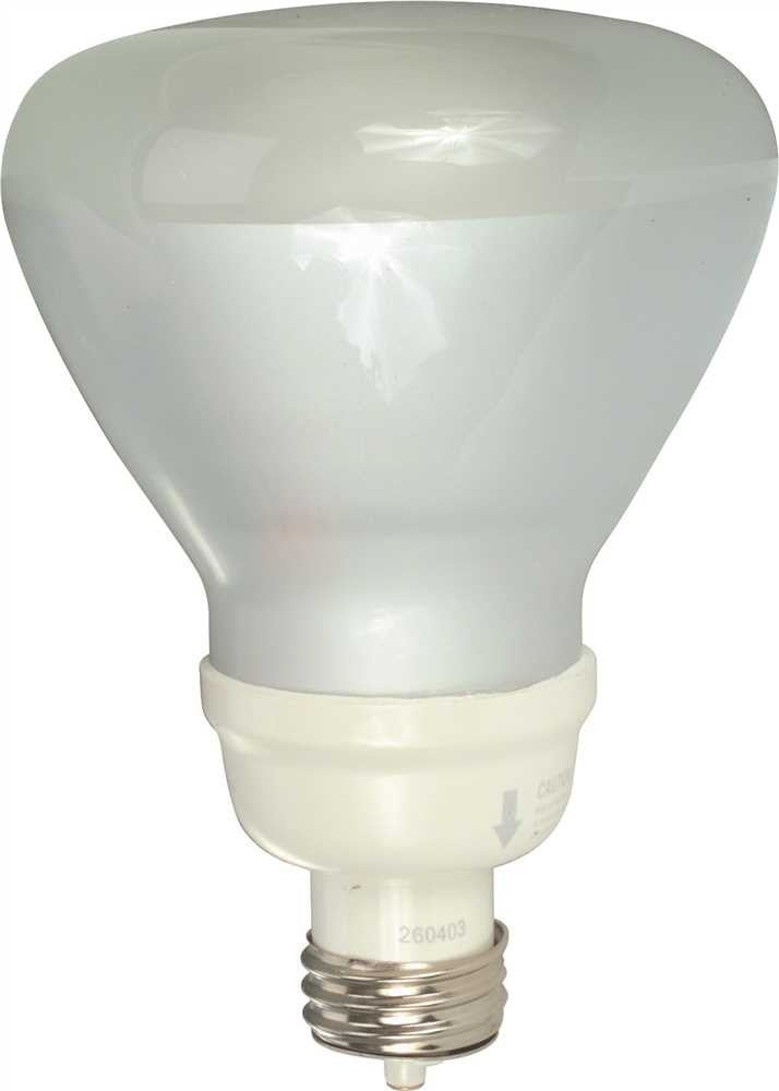 Satco® Compact Fluorescent Flood Lamp, R40, 23 Watts, 120 Volts, 2700k, 82 Cri, Medium Base