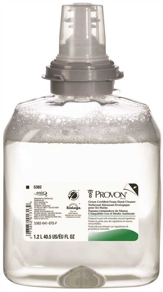Gojo® Provon® Tfx™ Foam Hand Soap, Clear, 1,200 Ml