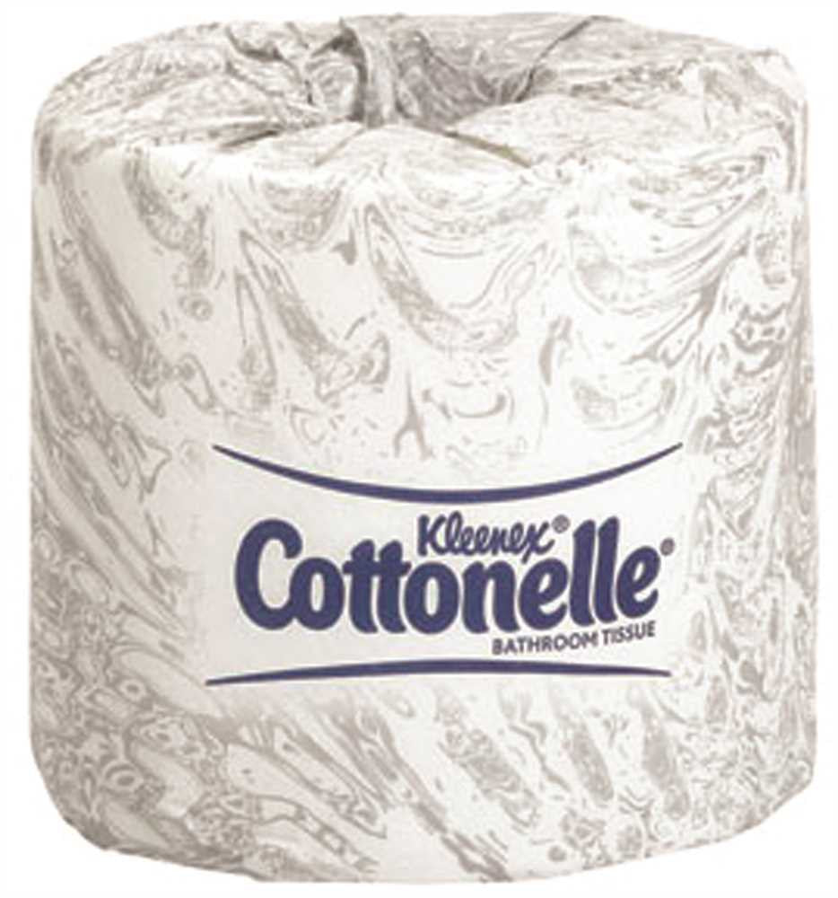 Kleenex® Cottonelle® Bath Tissue, White, 4.06 In. X 4.09 In., 451 Sheets Per Roll, 60 Rolls Per Case