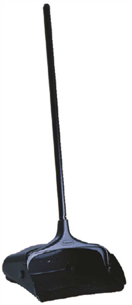 Lobby Pro® Upright Dustpan, Black, 13 X 11"