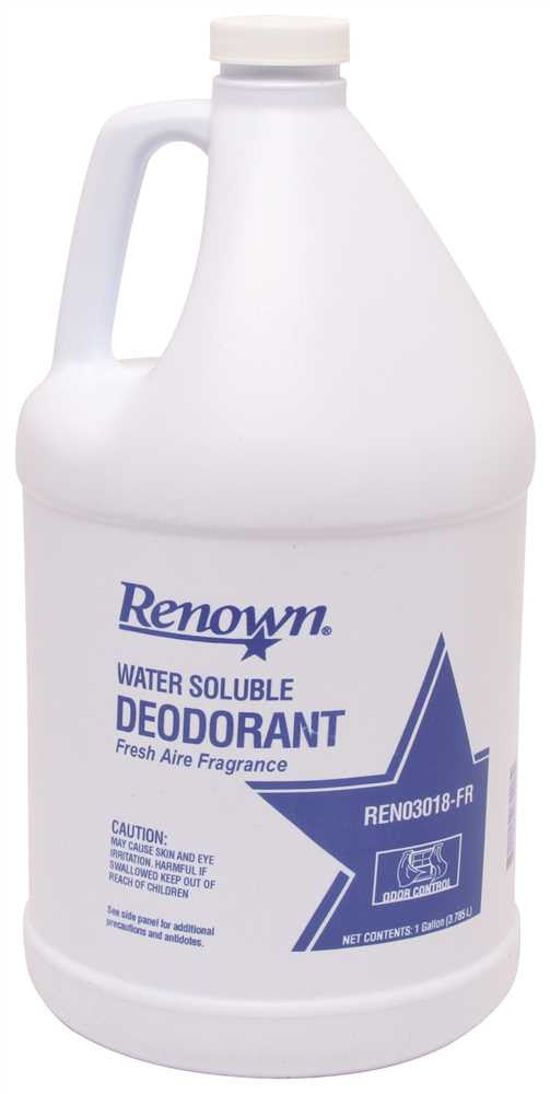 Renown® Water Soluble Deodorant, Fresh Aire , Gallon