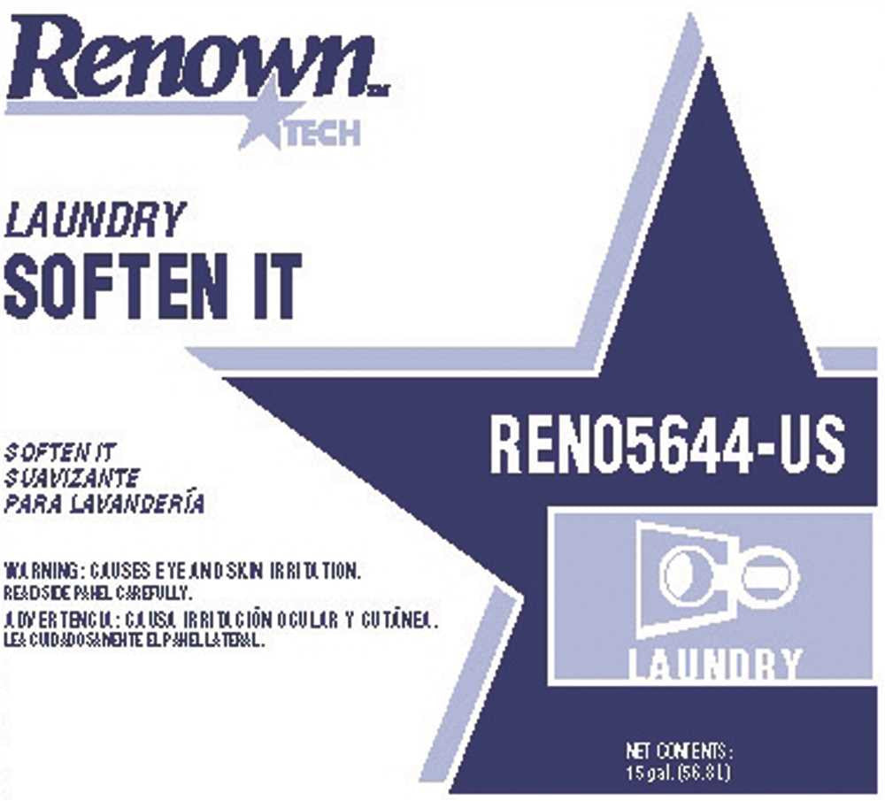 Renown® Rt Laundry Soften It 15 Gal