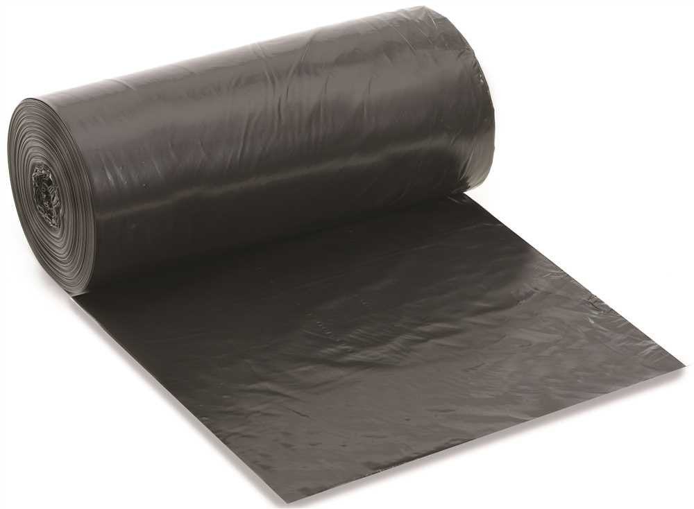 Renown® Can Liner 40x46 45gl 0.9mil Black 20-rl 5rl-cs