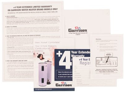 Garrison Extended Warranty 4 Years