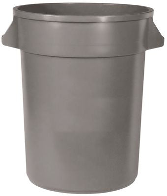 Appeal&reg; Trash Can With Handles, Gray, 20 Gallons