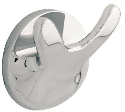 Astra Double Robe Hook Polished Chrome