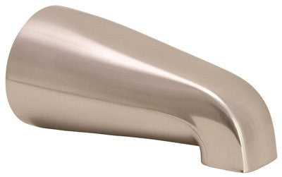 Proplus&reg; Bathtub Spout Without Diverter, Brushed Nickel, 1-2-inch Fip, 25 Spouts Per Bag