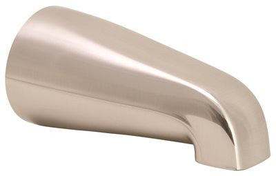 Proplus&reg; Bathtub Spout Without Diverter, Brushed Nickel, 1-2-inch Fip, 25 Spouts Per Box