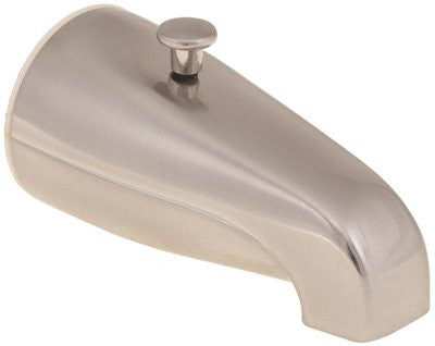 Proplus&reg; Bathtub Spout With Top Diverter, Brushed Nickel, 3-4-inch Ips, 25 Spouts Per Bag