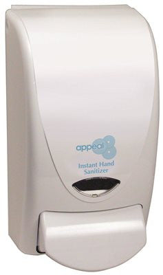 Appeal&reg; Hand Sanitizer Dispenser, White, 1000ml