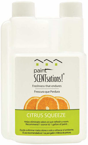 Paint Scentsations Citrus Squeeze Scent 10 Oz. Bottle, Treats 10 Gallons Of Paint