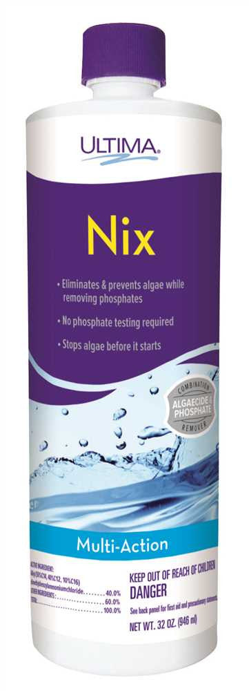 Ultima&reg; Nix&reg; Algaecide And Phosphate Remover, 1 Quart