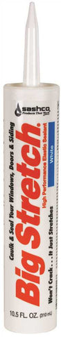 Big Stretch&reg; Caulk, 10.5 Oz., White