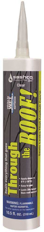 Through The Roof!&reg; Waterproof Sealant, 10.5 Oz., Clear