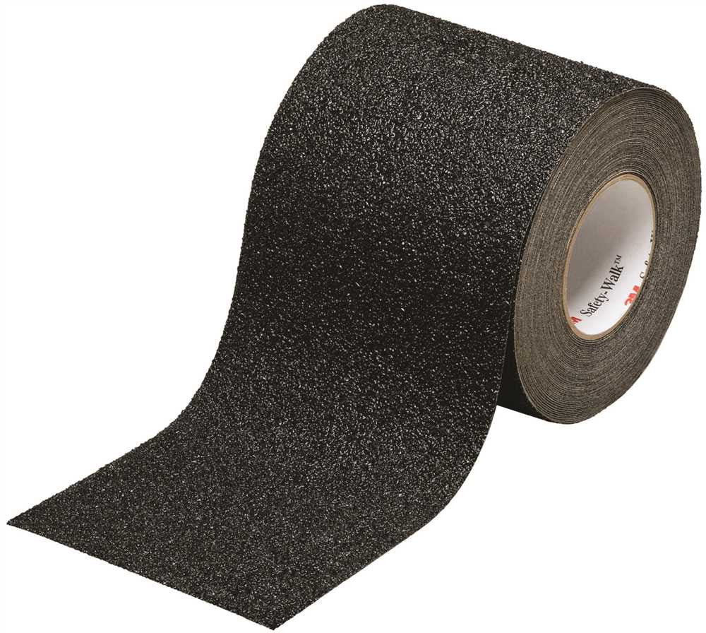 3m&trade; Safety-walk&trade; Slip-resistant General Purpose Tapes And Treads 610, Black, 4" X 20 Yd. Roll