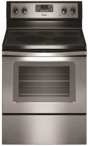 Whirlpool&reg; 30-inch  Electric Range, 30 In., 5.3 Cu. Ft., Smooth Glass Cooktop