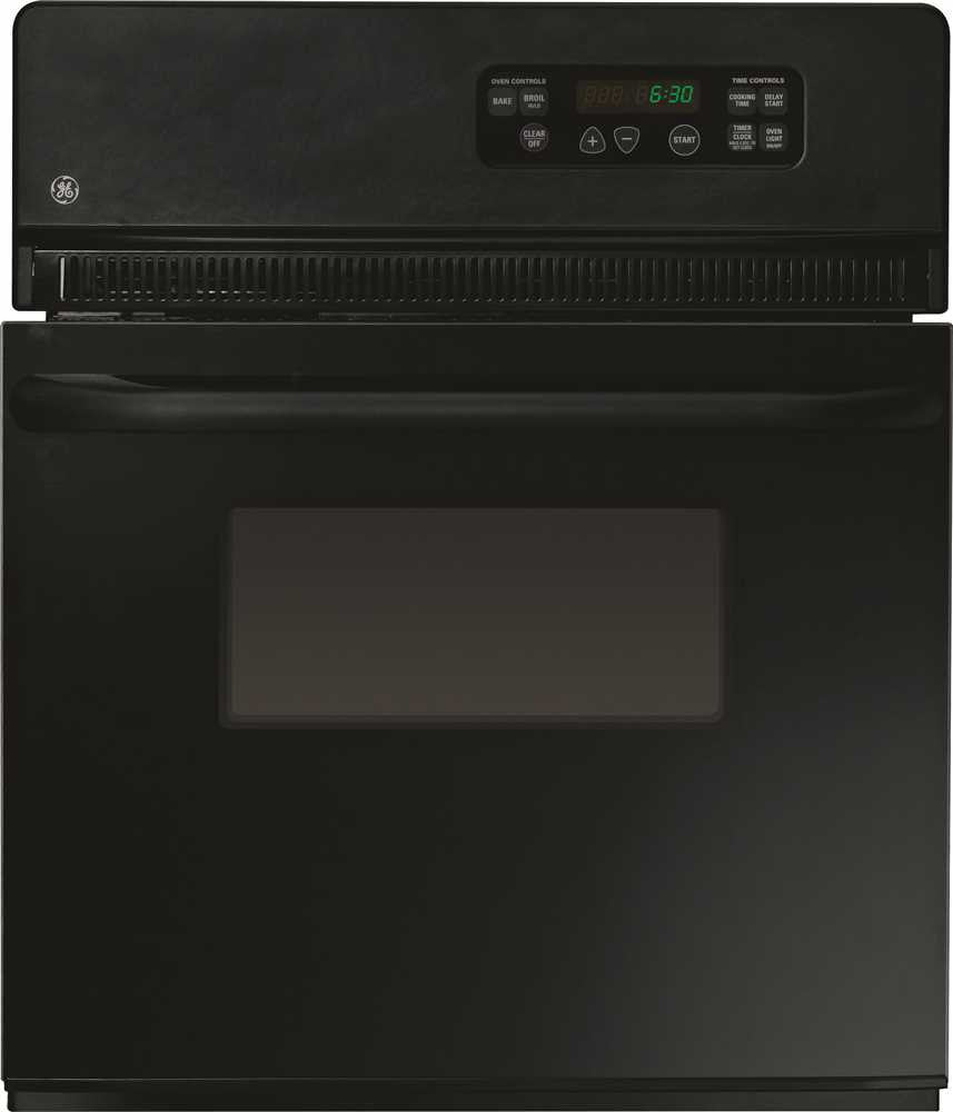 Ge&reg; 24 In. Built-in Single Wall Oven, Electric, Standard Clean, 2.7 Cu. Ft., Black