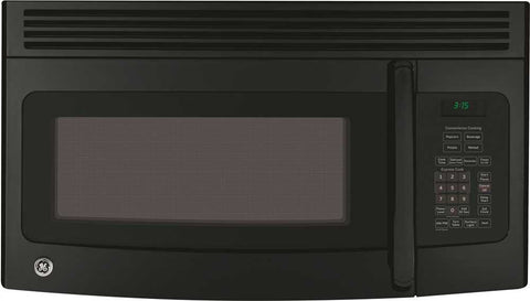 Ge&reg; 1.6 Cu. Ft. Over-the-range Microwave Oven, Black, 1000 Watts