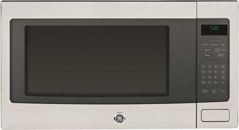 Ge&reg; Profile&trade; Series 2.2 Cu. Ft. Countertop Microwave Oven, Stainless, 1100 Watts