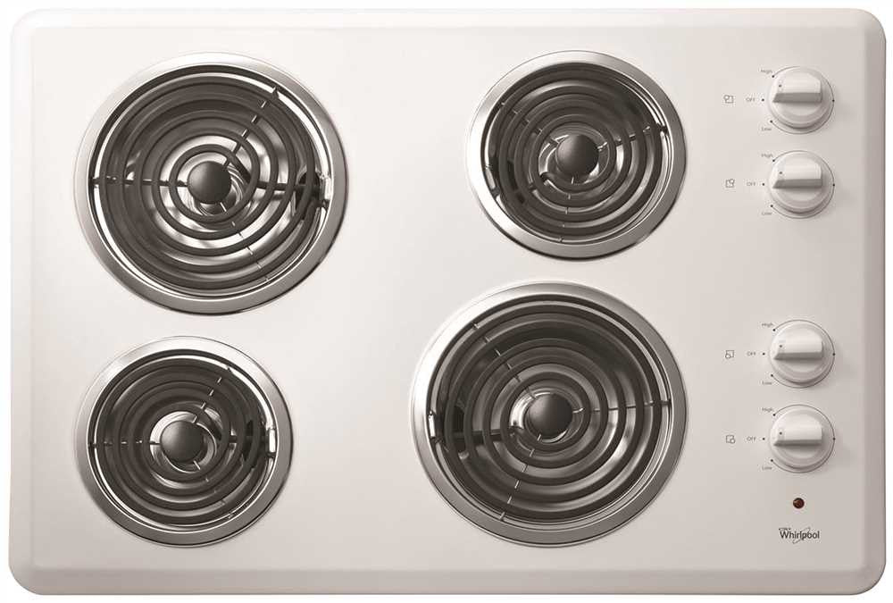 Whirlpool&reg; Built-in Cooktop, White, 3.25 X 30 X 21 In.