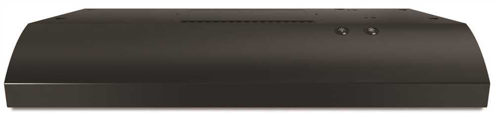 Whirlpool&reg; 2-speed Non-vented, Built-in Hood And Vent, Black, 120 V