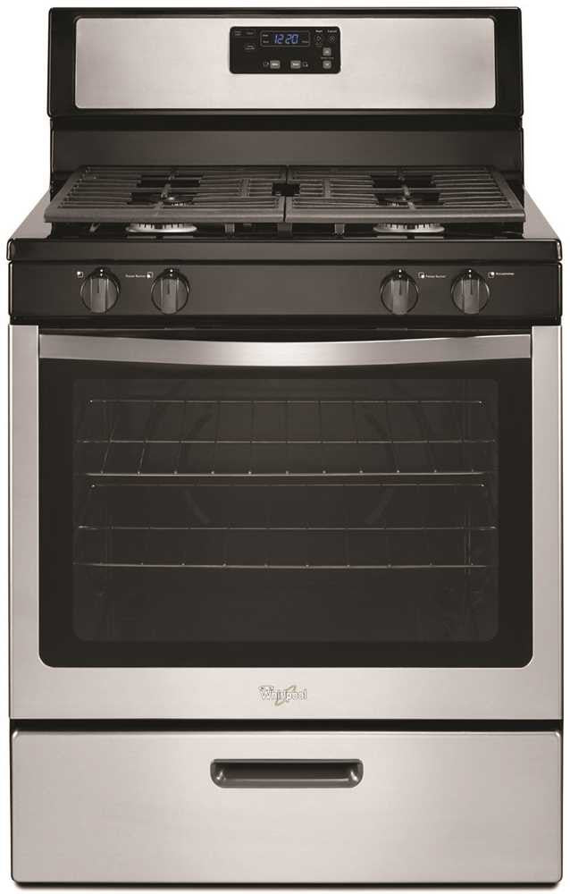 Whirlpool&reg; 30-inch  5.1 Cu. Ft. Single Oven Free-standing Gas Range, Stainless