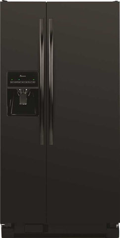 Amana&reg; Energy Star&reg; 22 Cu. Ft. Side-by-side Refrigerator, Black