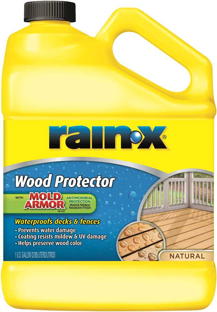 Rain-x&reg; Wood Protector, Natural, 1 Gallon