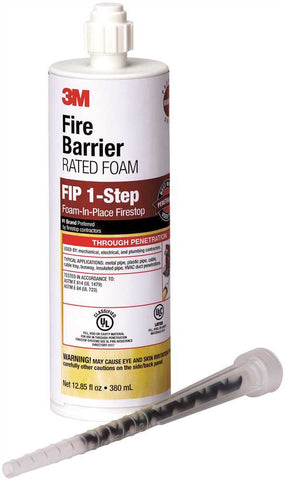 3m&trade; Fip 1-step Fire Barrier Foam, 12.85 Oz. Cartridge